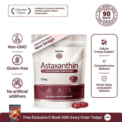 Selora Astaxanthin - 12mg Softgels