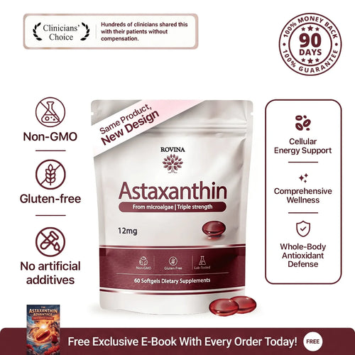 Selora Astaxanthin - 12mg Softgels